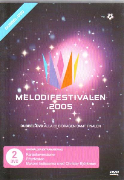 DVD Melodifestivalen 2005 - Sweden Mello - Eurovision - preselection RARE !